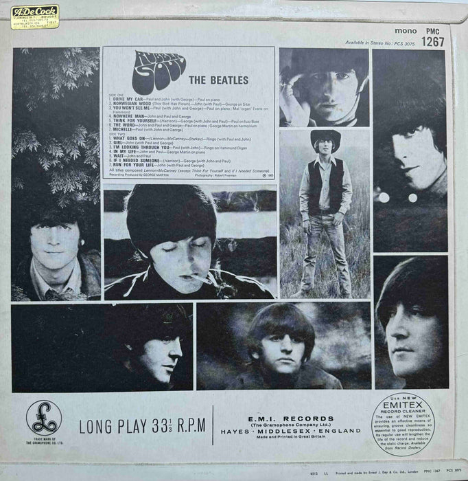 The Beatles - Rubber Soul (UK 1965-Near Mint)