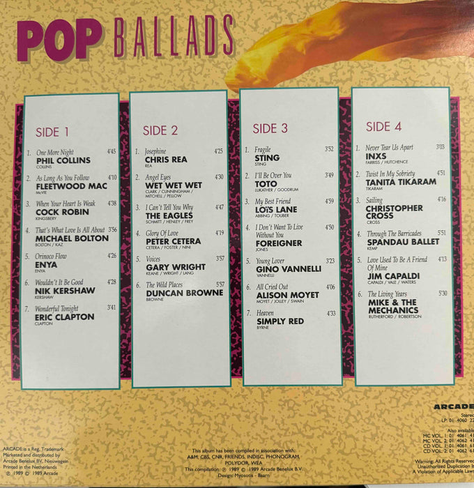 Pop Ballads - Various (2LP)