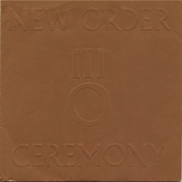 New Order - Ceremony (7inch single)