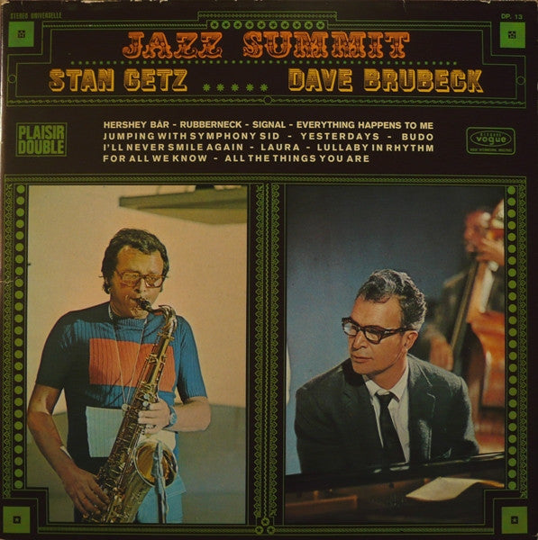 Stan Getz / Dave Brubeck – Jazz Summit (2LP)