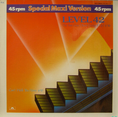 Level 42 - The sung goes down (Living it up) (12inch maxi)