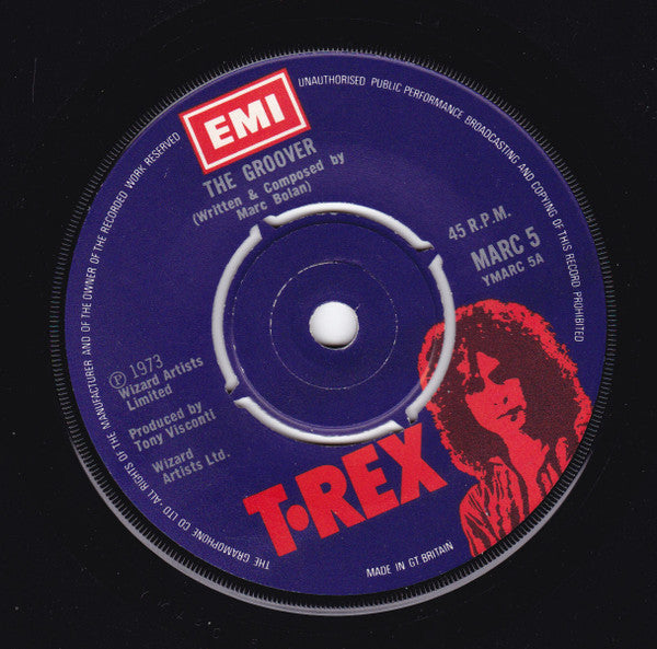 T.Rex - The groover (7inch single)