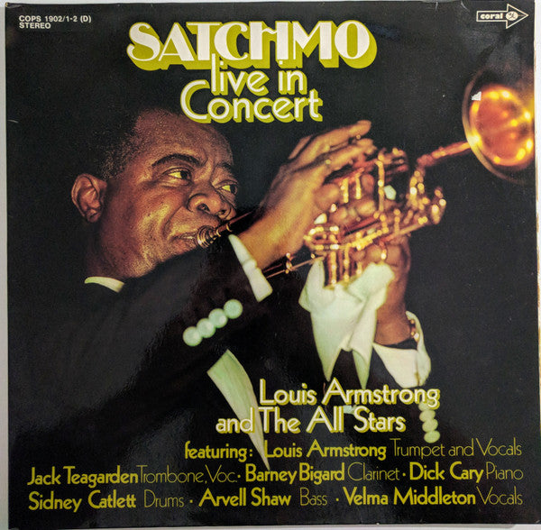 Louis Armstorng And The All Stars - Satchmo Live in Concert (2LP)