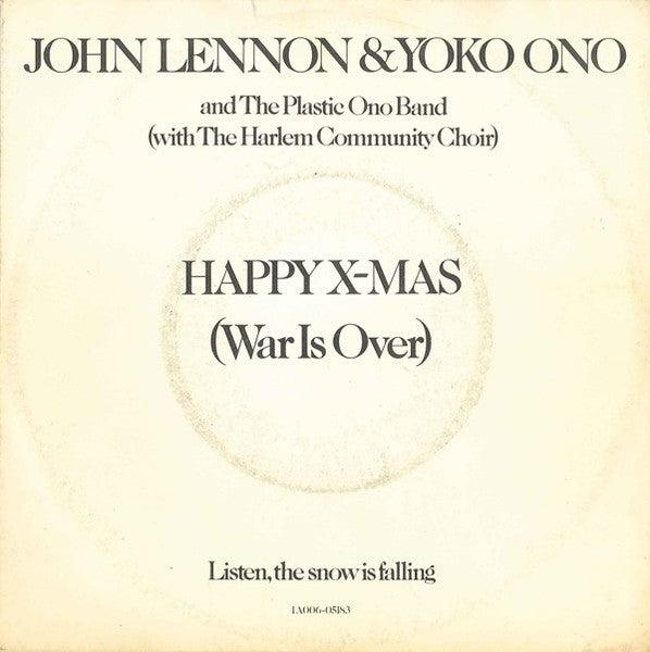 John Lennon & Yoko Ono - Happy X-Mas (7inch single)