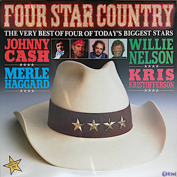 Johnny Cash, Willie Nelson, Merle Haggard, Kris Kristofferson - Four Star Country (2LP)