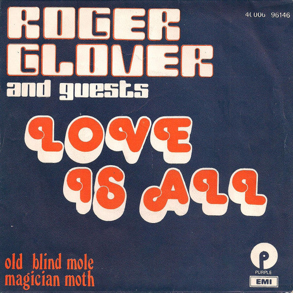 Roger Glover and Guests - Love is all (7inch single-Near Mint)