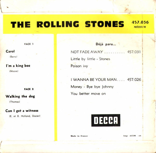 The Rolling Stones - Carol (7inch single-Near Mint)