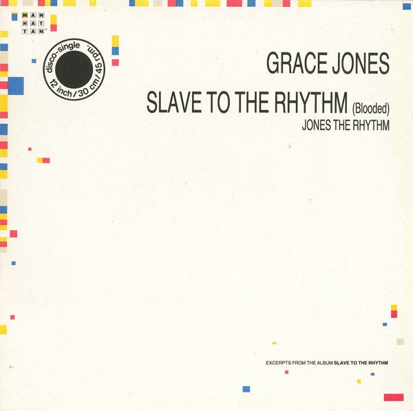 Grace Jones - Slave to the rhythm (Blooded) (7inch)