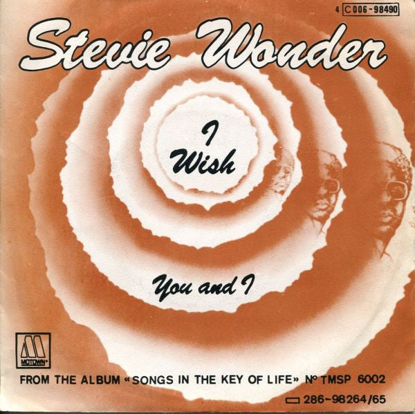 Stevie Wonder - I Wish (7inch single)