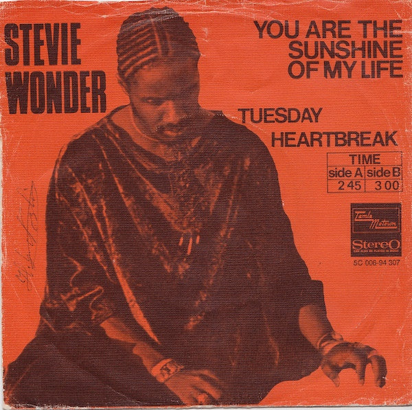 Stevie Wonder - You are the sunshine of my life (7inch single)