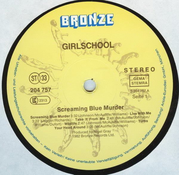 Girlschool - Screaming blue murder