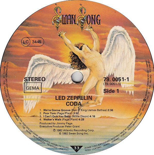 Led Zeppelin - Coda (Near Mint)