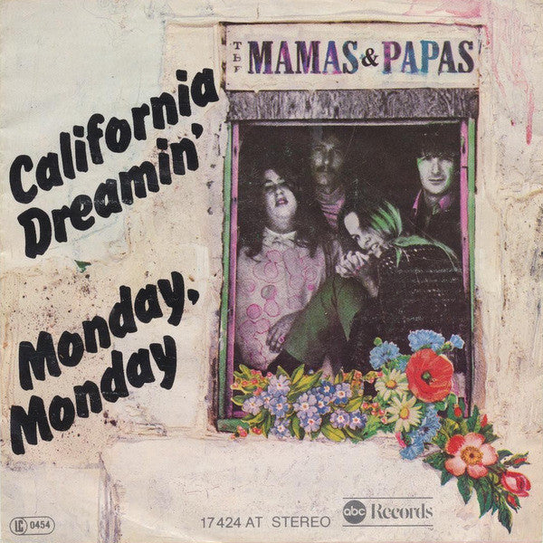 The Mamas & Papas - California Dreamin' / Monday, Monday (7inch single-Near Mint)