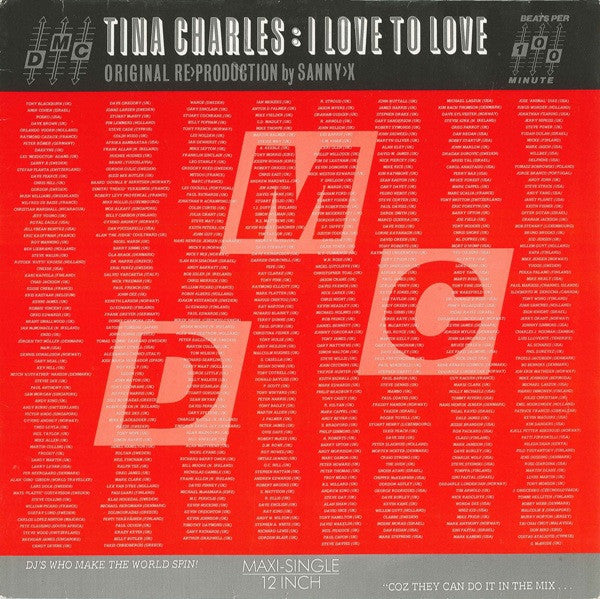 Tina Charles - I love to love (12inch-maxi)