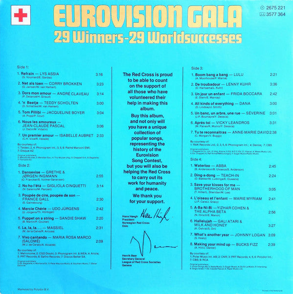 Eurovision Gala - Various (2LP)