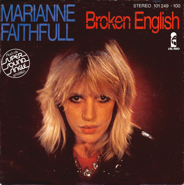 Marianne Faithfull - Broken English (7inch single)