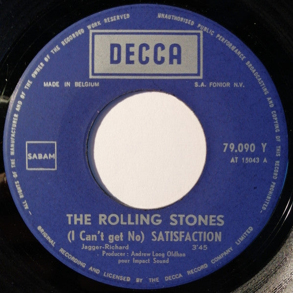 The Rolling Stones - I can't get no satisfaction (7inch single)