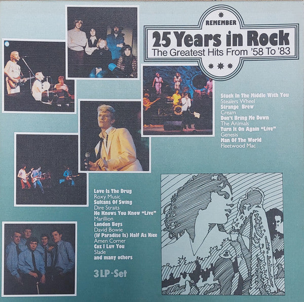 25 Years in Rock - Various (3LP BOX - Near Mint)