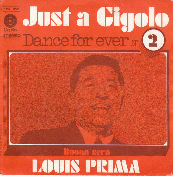 Louis Prima - Just a gigolo (7inch single)