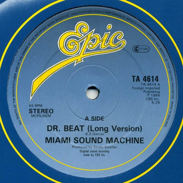 Miami Sound Machine - Dr Beat (12inch maxi)