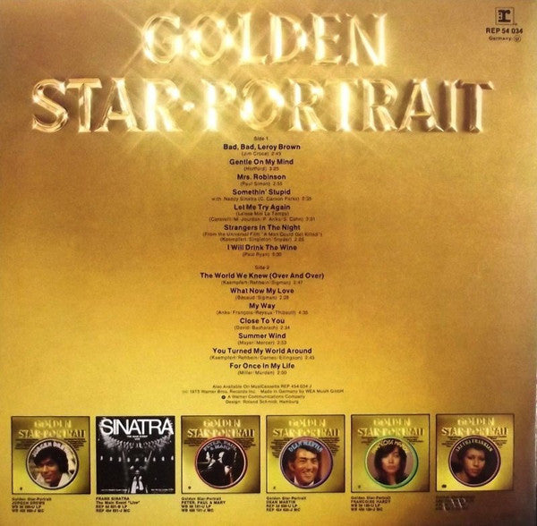 Frank Sinatra - Golden Star Portrait