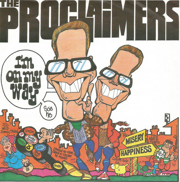 The Proclaimers - I'm on my way (7inch single)