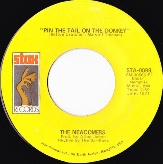 The Newcomers - Pin the tail on the donkey (7inch single)