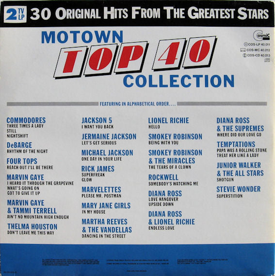 Motown Top 40 collection - Various (2LP)