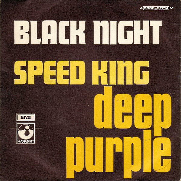 Deep Purple - Black night (7inch single)