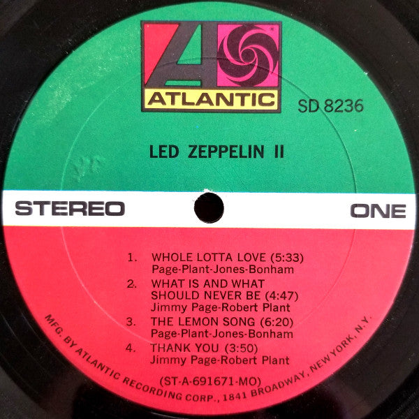 Led Zeppelin - Led Zeppelin II (Robert Ludwig Cut, Monarch Pressing)