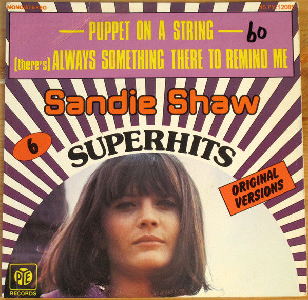 Sandie Shaw - Puppet on a string (7inch single-Near Mint)