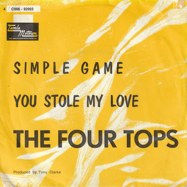 The Four Tops - Simple game (7inch single)