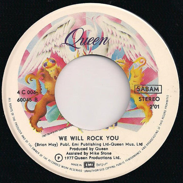 Queen - We are the champions / We will rock you (7inch single)