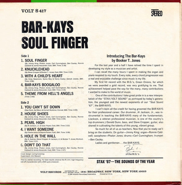 Bar-Kays - Soul Finger