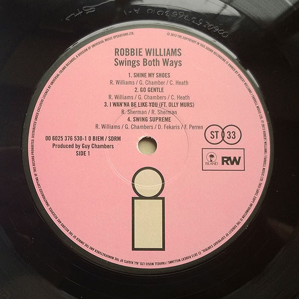 Robbie Williams - Swings both ways (2LP-Ltd edition-Near Mint)