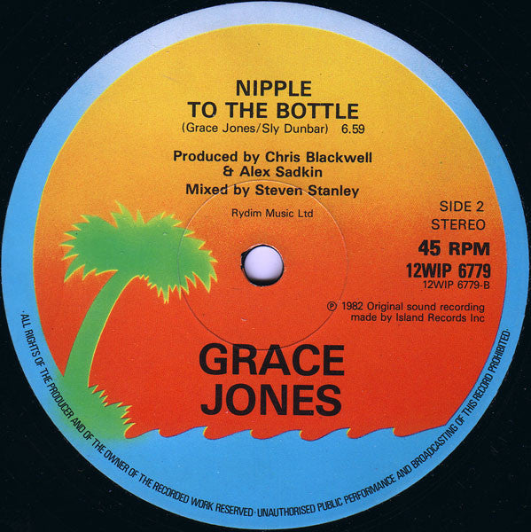 Grace Jones - Nipple to the bottle (12inch maxi)