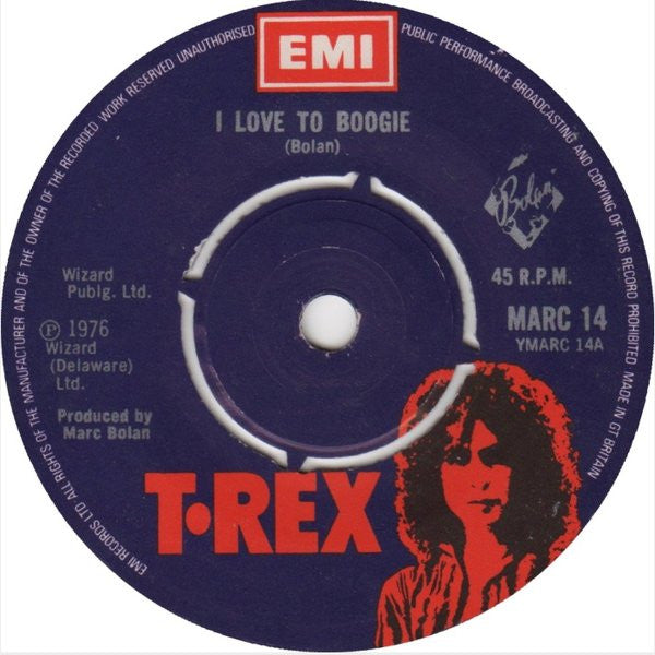 T.Rex - I love to boogie (7inch)