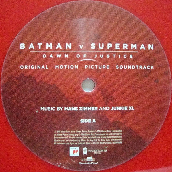 Batman v Superman - Soundtrack by Hans Zimmer and Junkie XL (3LP-Mint)