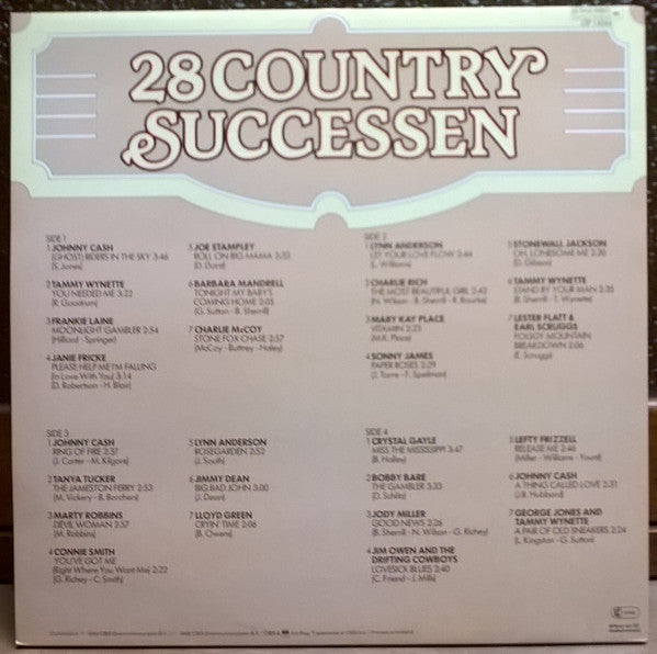 28 Country Successen - Various (2LP)