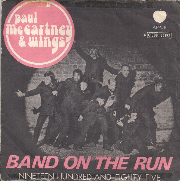 Paul McCartney and Wings - Band on the run (7inch single)