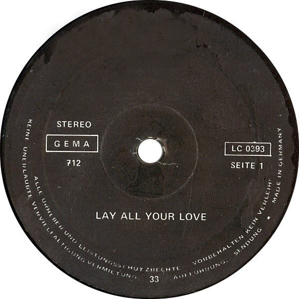 ABBA - Lay all your love (12inch maxi)