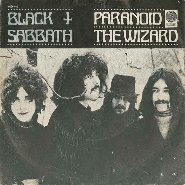 Black Sabbath - Paranoid / The Wizard (7inch single)