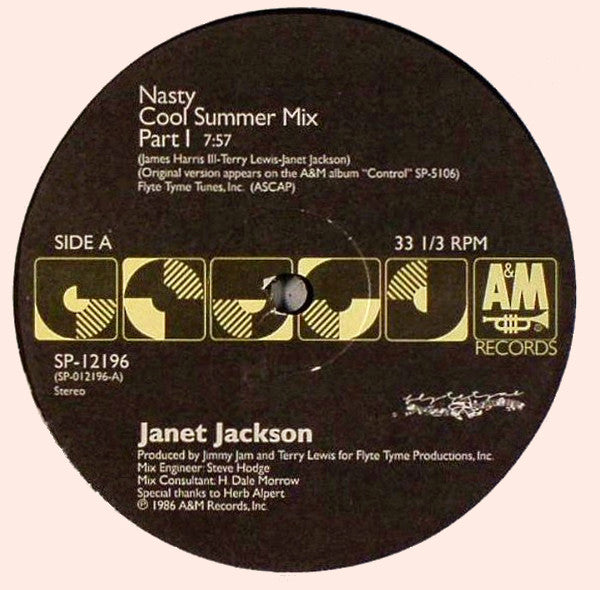 Janet Jackson - Nasty (12inch) — Dear Vinyl