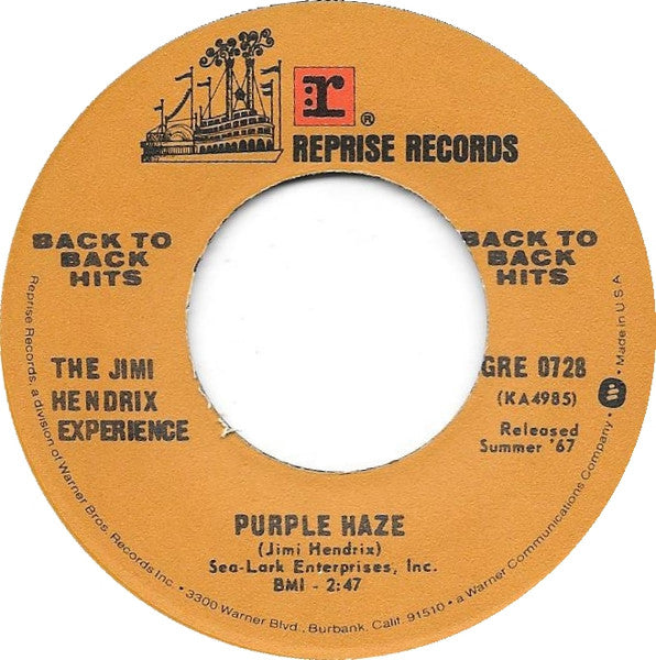 The Jimi Hendrix Experience - Purple Haze (7inch)