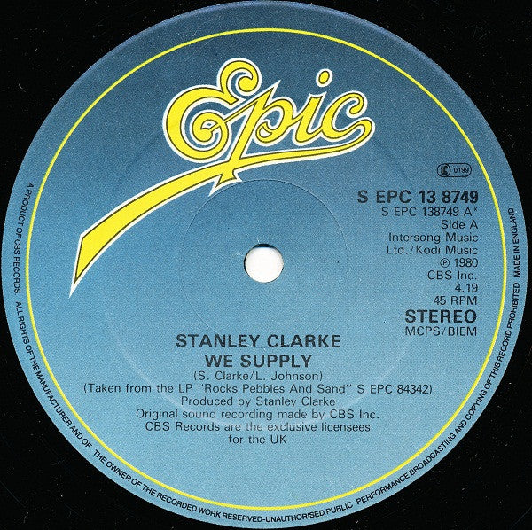 Stanley Clarke - We Supply (12inch)