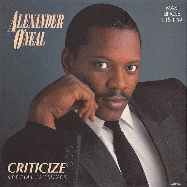 Alexander O'Neal - Critize (12inch-Near Mint)