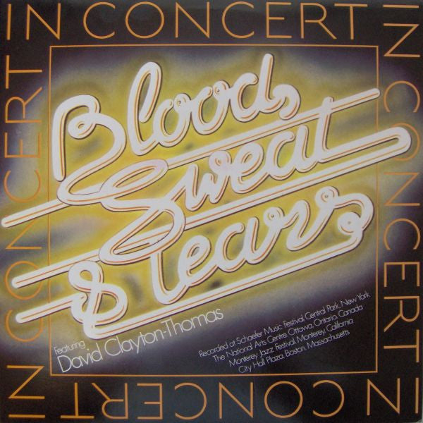 Blood Sweat & Tears - In concert (2LP)