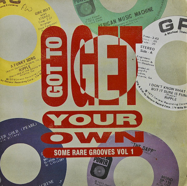 Got to get your own some rare grooves - Vol.1