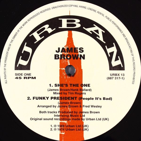 James Brown - She's the one (12inch)