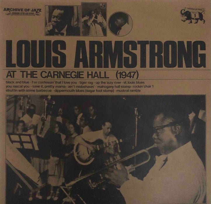 Louis Armstrong - At the Carnegie Hall (Near Mint)